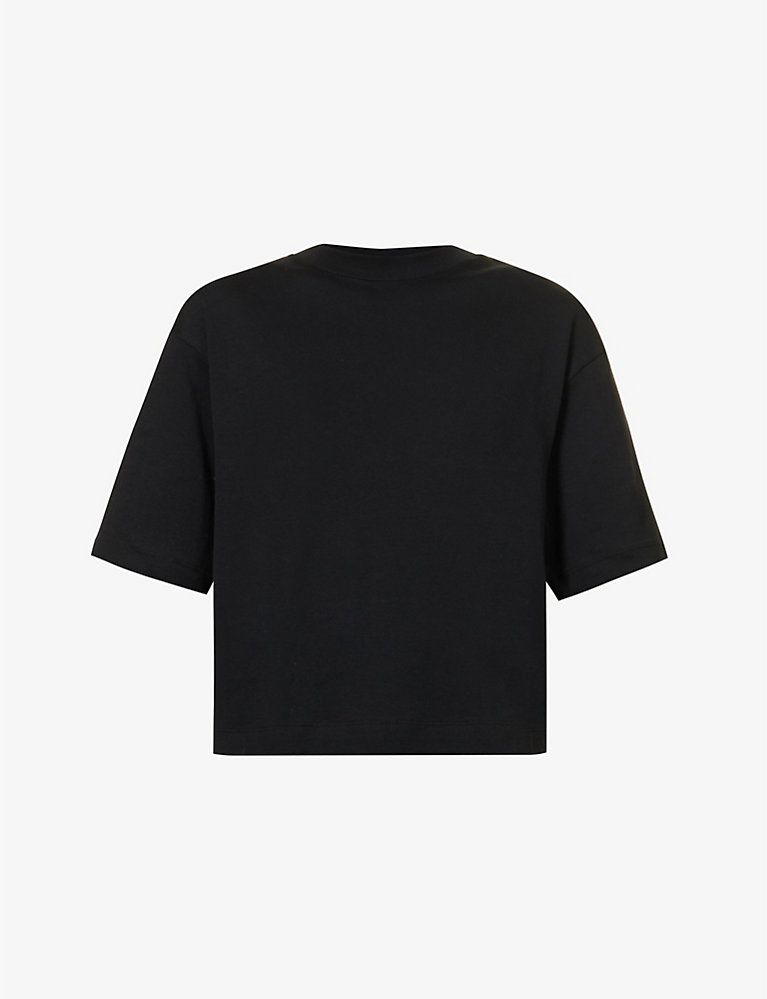 Wide-sleeve boxy-fit cotton-jersey T-shirt | Selfridges