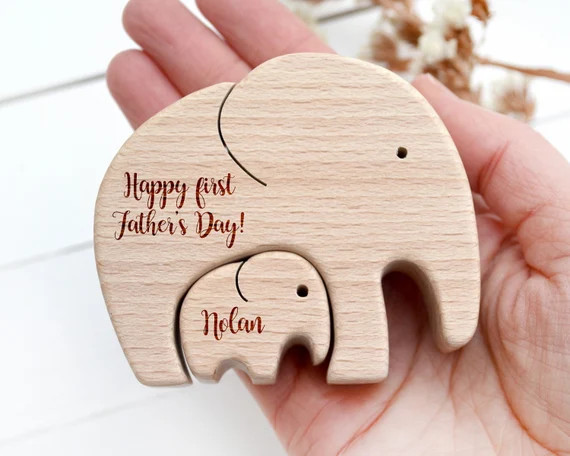 Personalized First Fathers Day Gift for Dad From Daughter Son | Etsy | Etsy (US)