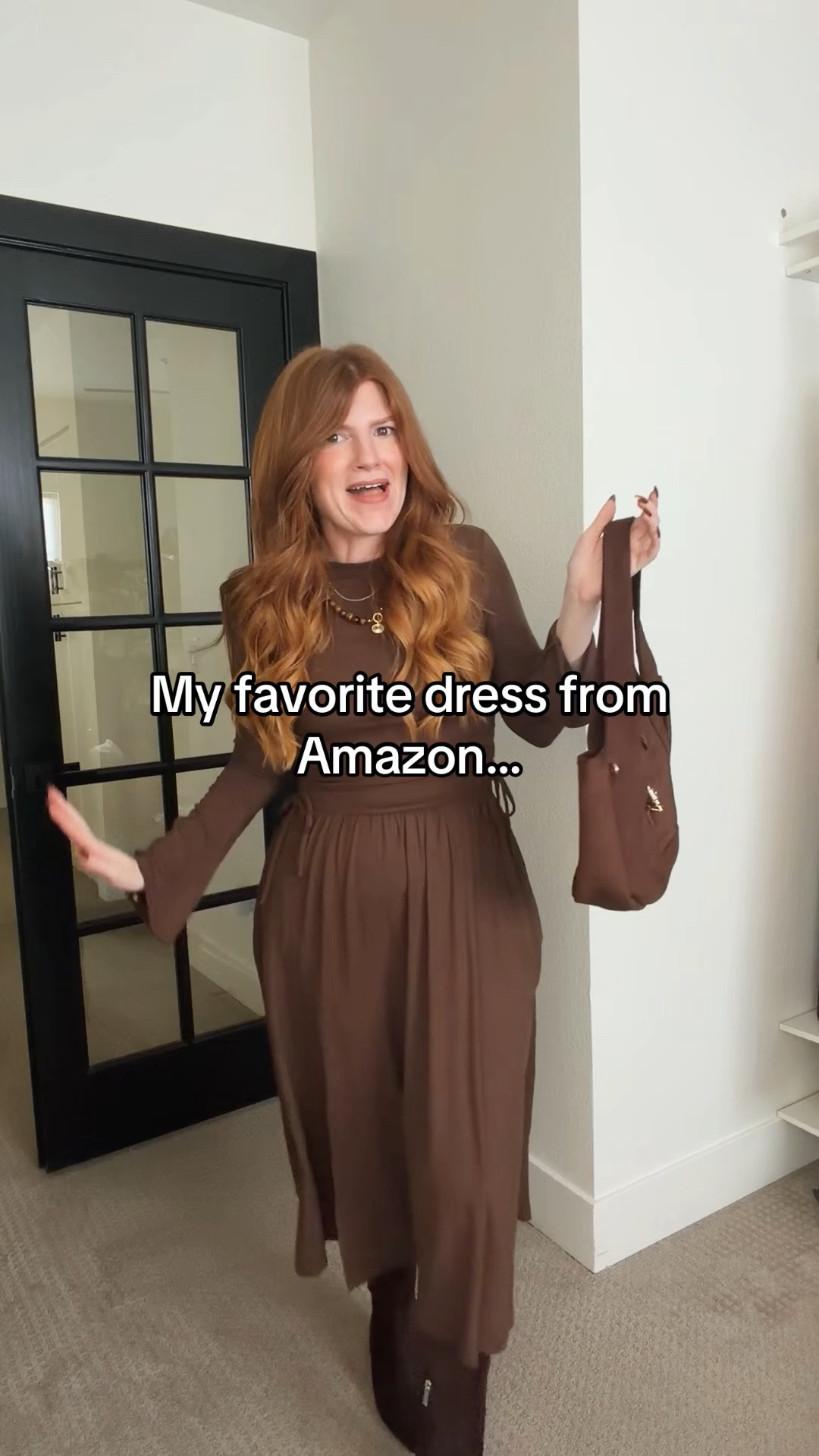 Fall dress from Amazon. Wearing size small.

#LTKootd #LTKPetite #LTKSaleAlert
