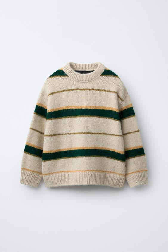 STRIPED KNIT SWEATER | Zara US