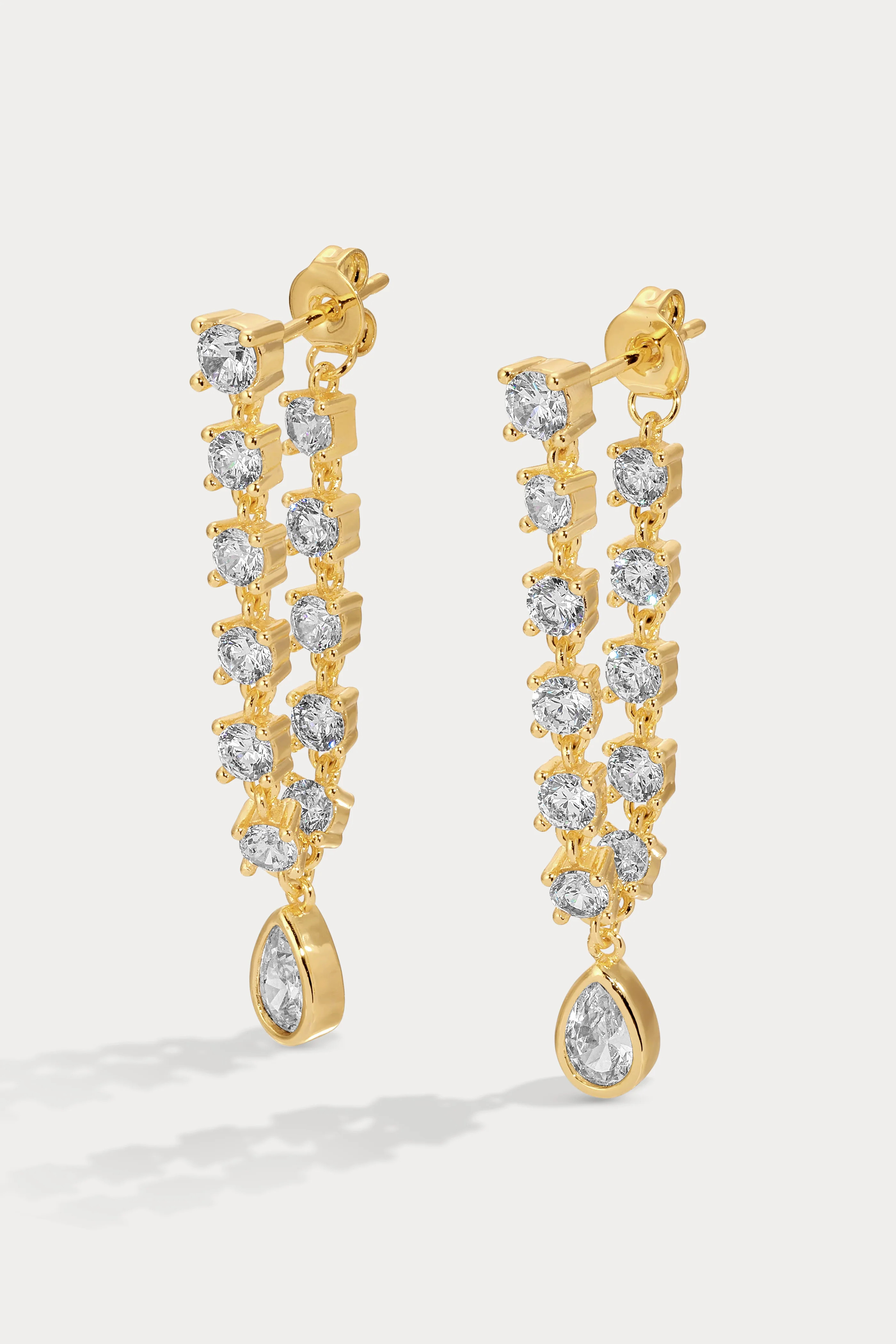 Stephie Bezel Earrings | Lili Claspe
