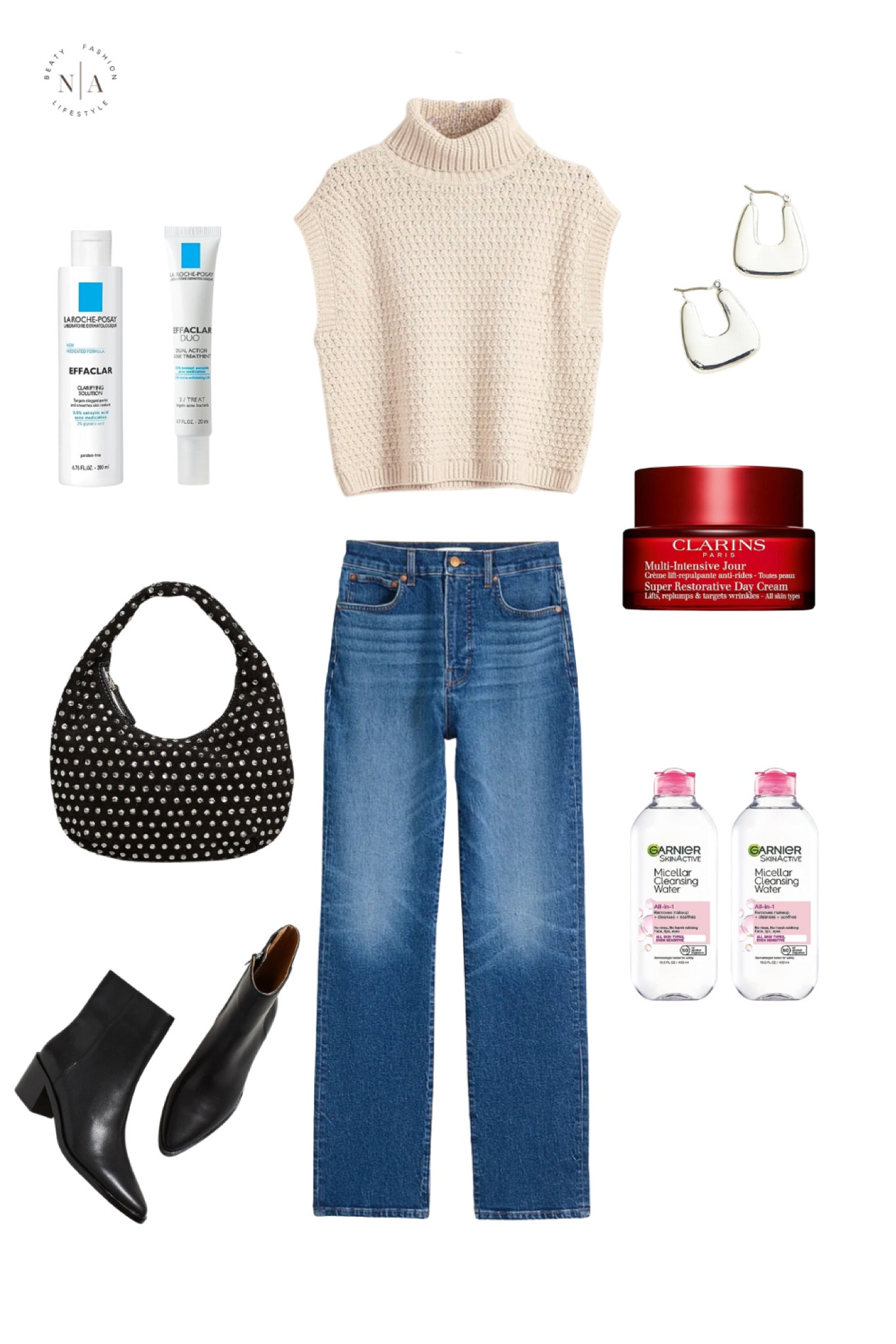 Sweater vest and jeans are my go to casual outfit!🤍

Vest, dark wash jeans, jeans, handbag, shoulder bag, boots, boot heels, silver earrings, mix and match, fall outfit, fall favorites 



#LTKstyletip