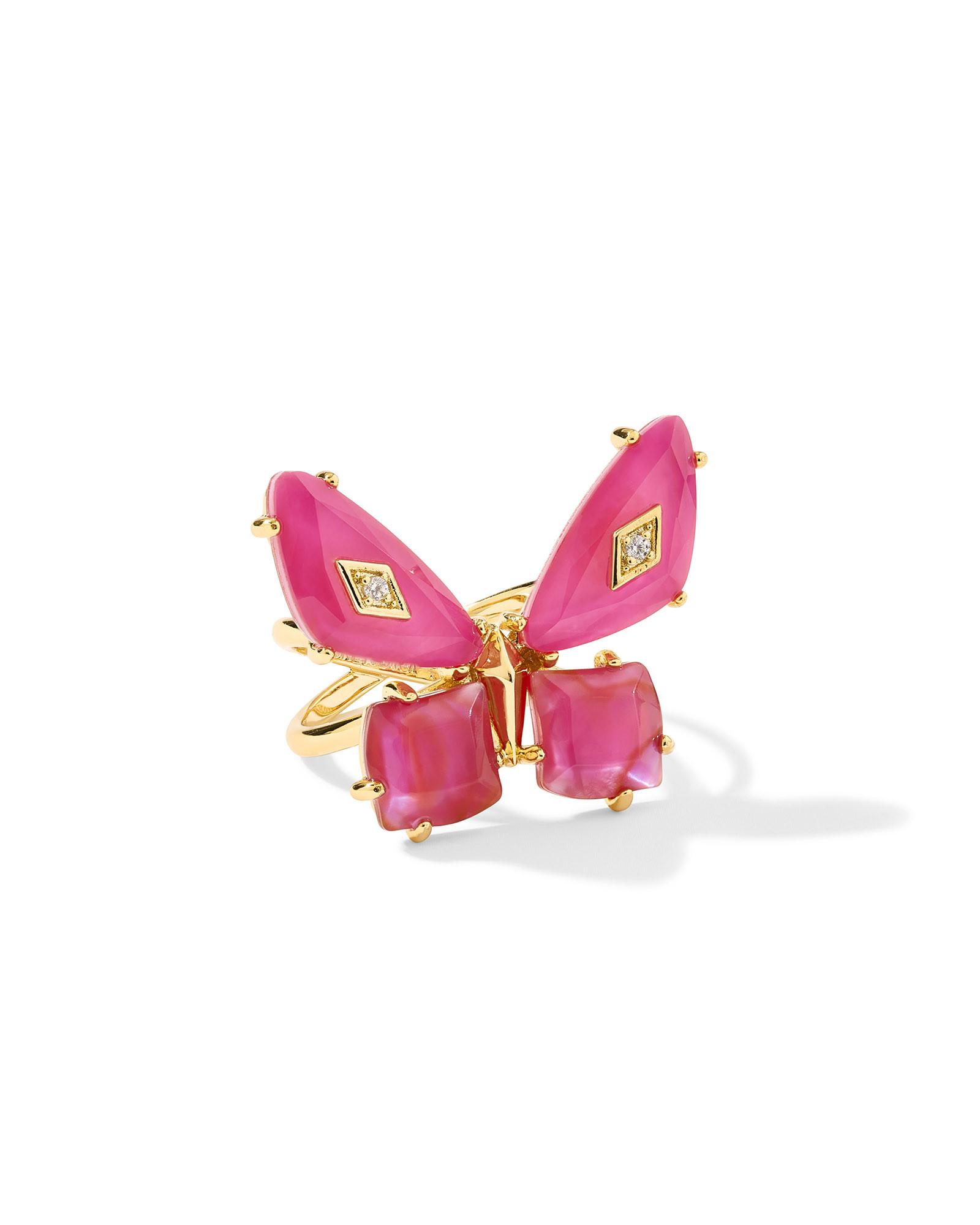 Bianca Butterfly Gold Cocktail Ring | Kendra Scott