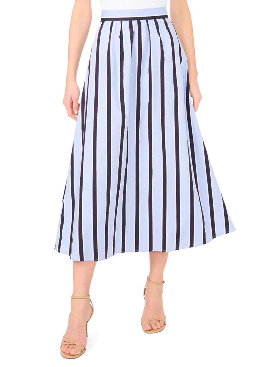 Women's Striped A-Line Skirt | Belk