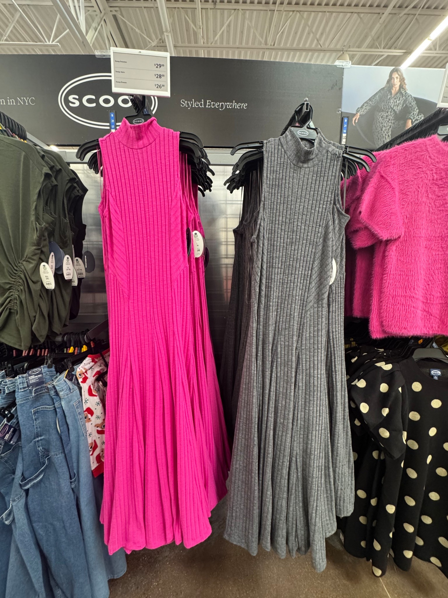 Women's Plus Rib Knit Seamed Maxi Dress, Sizes XS-4X

#LTKHoliday #LTKFindsUnder50 #LTKOver40