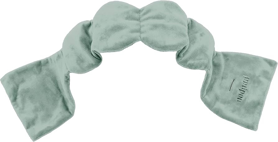 Nodpod Gentle Pressure Sleep Mask | Patented Light Blocking Design for Sleeping, Travel & Relaxation | Bead Filled, Machine Washable, BPA Free Eye Pillow (Sage) | Amazon (US)
