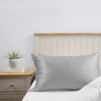 100% Mulberry Silk Pillowcases 22 Momme Premium 6A Grade | Grey - For Sleep, Hair & Skin Care, Anti- | Etsy (UK)