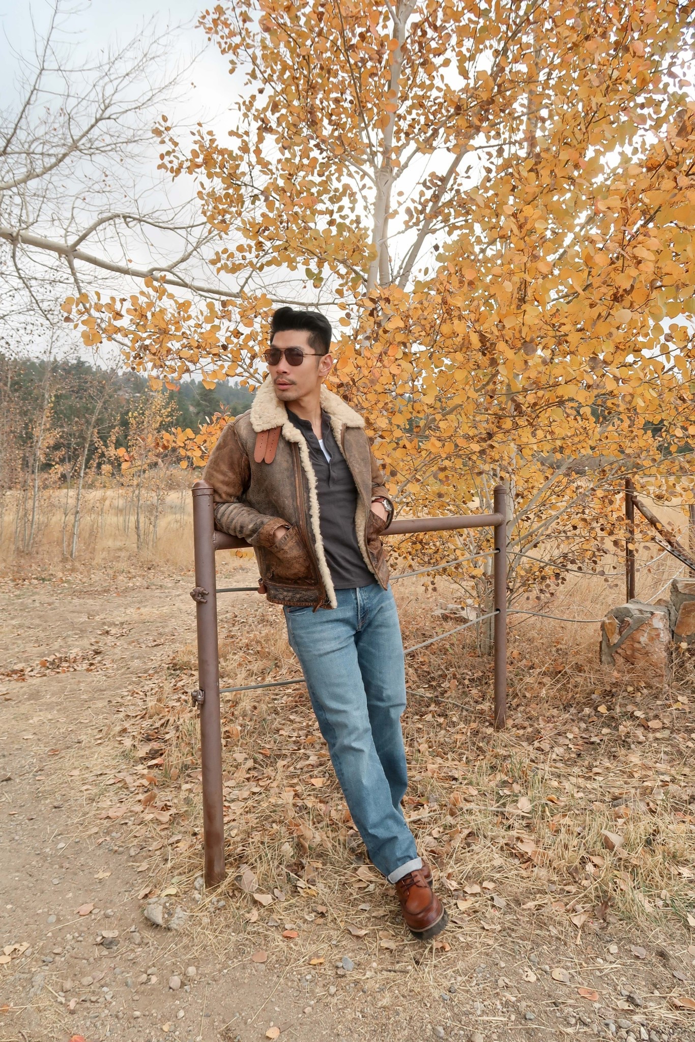 Men’s winter outfit idea 💡 Ralph Lauren shearling jacket 

#LTKStyleTip #LTKMens #LTKSeasonal