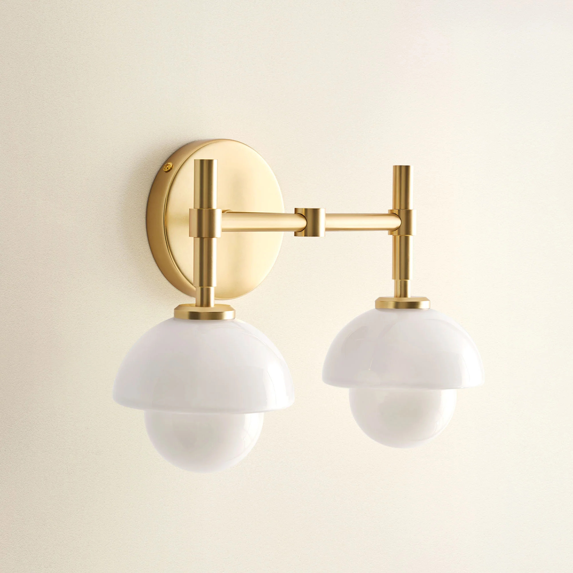 Ariel Double Armed Sconce | Rowabi