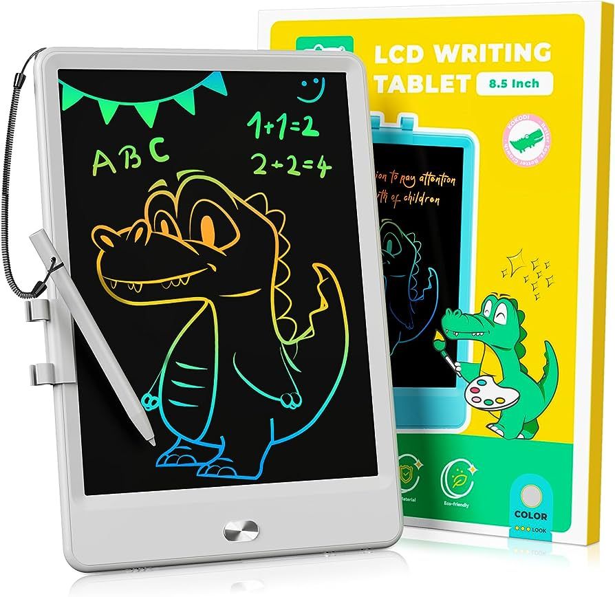 KOKODI 8.5-Inch LCD Writing Tablet - Colorful Doodle Board and Electronic Drawing Pad for Kids - ... | Amazon (US)