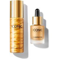 ICONIC London Exclusive Gold Prep-Set-Glow and Illuminator Duo (Worth £52.00) | Look Fantastic (US & CA)
