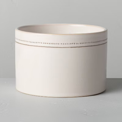 20oz Large 4-Wick Blue Sagewood Ceramic Candle - Hearth & Hand™ with Magnolia | Target
