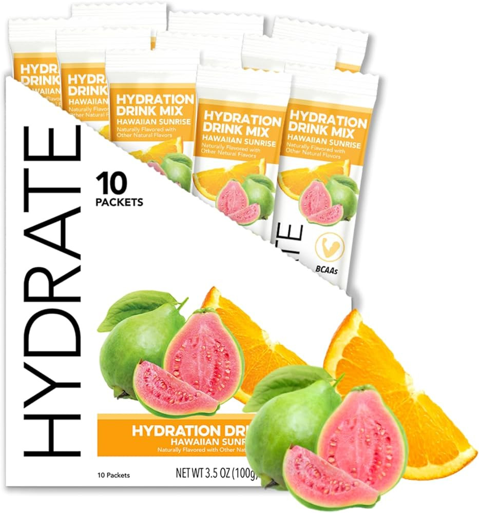 Clean Simple Eats Hydration Drink Mix with Electrolytes & Amino Acids, Naturally Sweetened Powder... | Amazon (US)