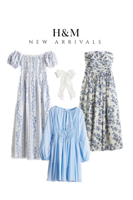 H&M new arrivals! Pretty blue dresses, nap dress, floral dresses, spring dresses spring outfits vacation summer beach outfit ideas Mother’s Day outfits

#LTKsalealert #LTKfindsunder50 #LTKstyletip