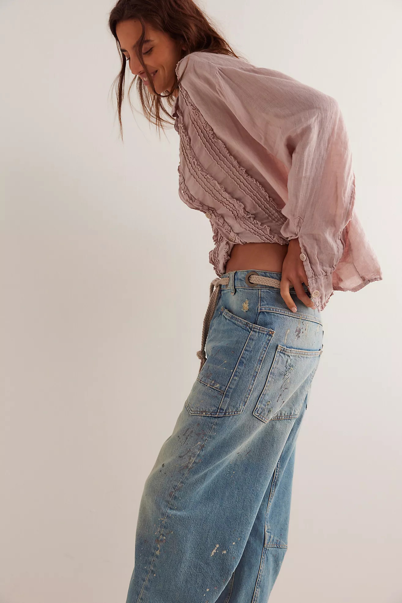 We The Free Moxie Pull-On Barrel Jeans | Free People (Global - UK&FR Excluded)