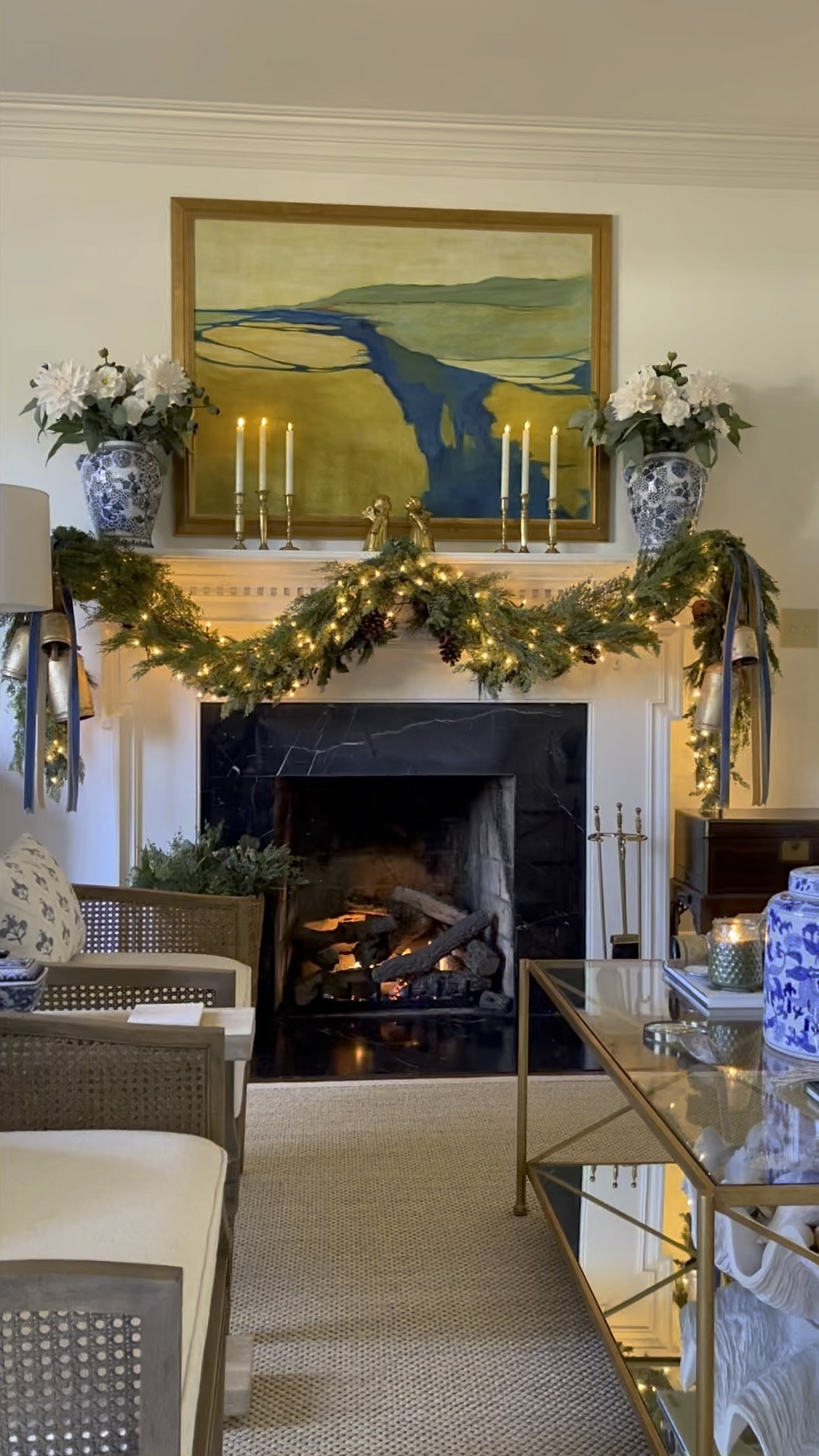 Winter in the living room. 💙

#LTKhome #LTKstyletip #LTKVideo