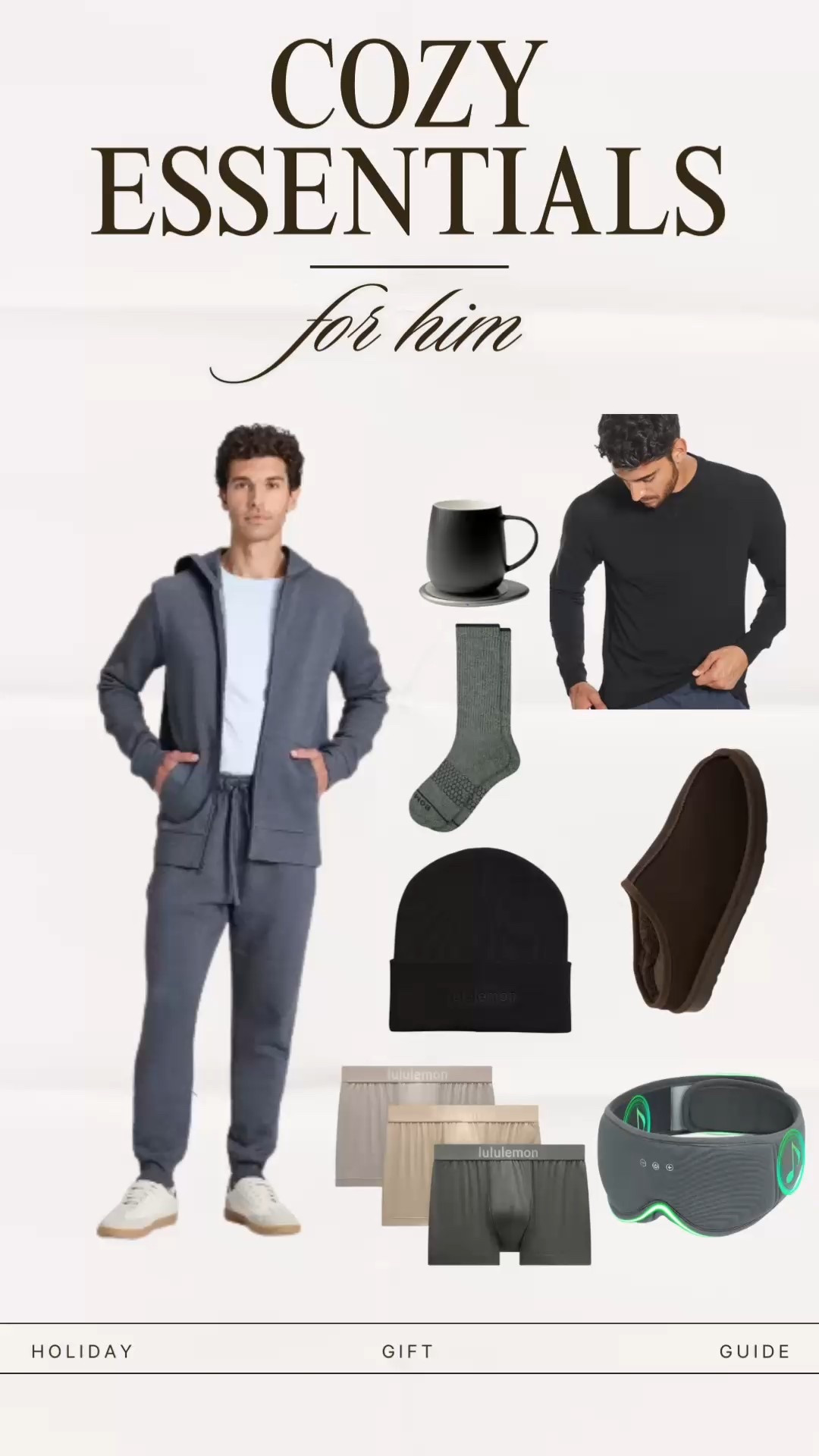 Men like being cozy too!

Cozy Christmas gifts for him 🎄 Sharing the best warm + comfy gift ideas for men—slippers, hoodies, joggers, beanies, and everyday essentials. Perfect for husbands, dads & boyfriends.

#LTKHoliday #LTKGiftGuide #LTKMens