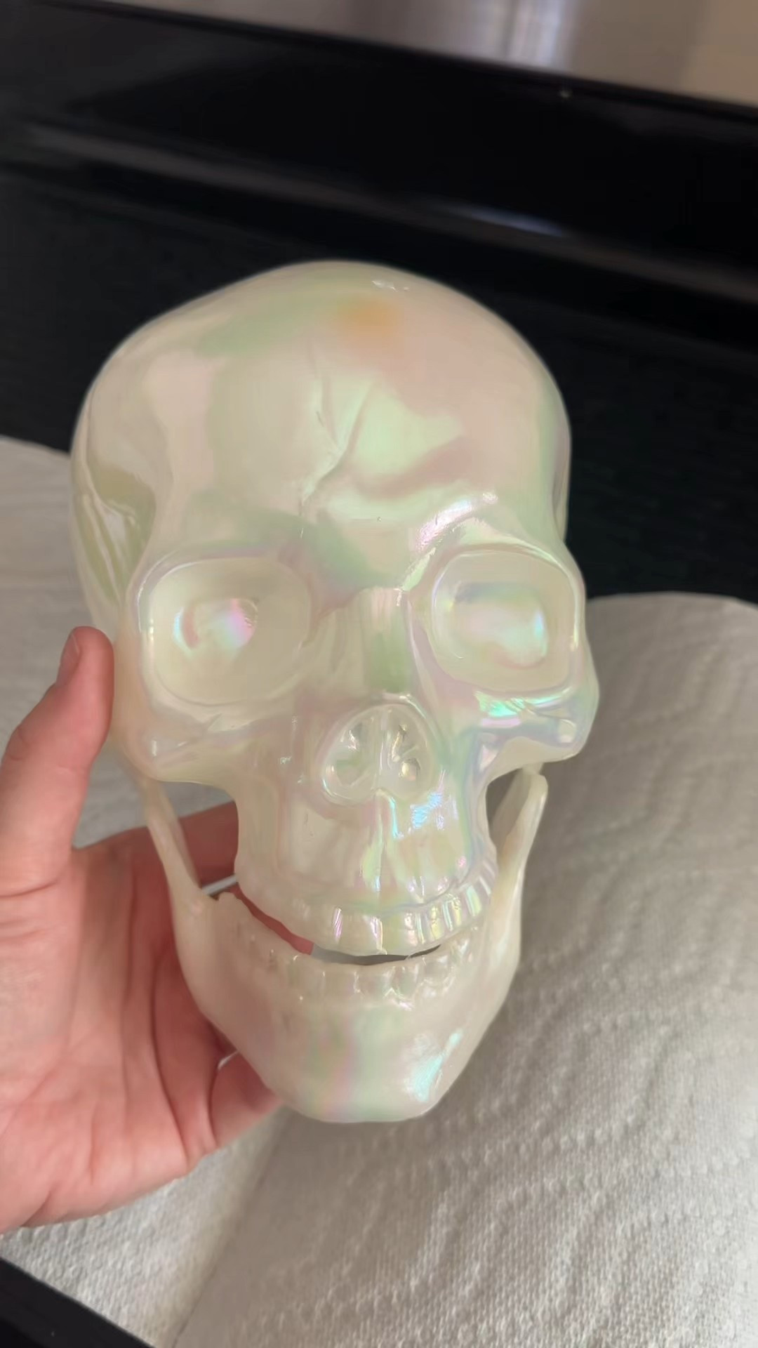 “$5 Target skull ➡️ $219 CB2 dupe 👻✨ Get the luxe look for less this Halloween with this easy DIY! #BougieOnABudget #HalloweenDIY #TargetFinds #CB2Dupe #LookForLess #HomeDecorDIY #SpookySeason #BudgetFriendlyDecor #DIYHomeDecor #ViralDIY”


#LTKFallSale #LTKHome