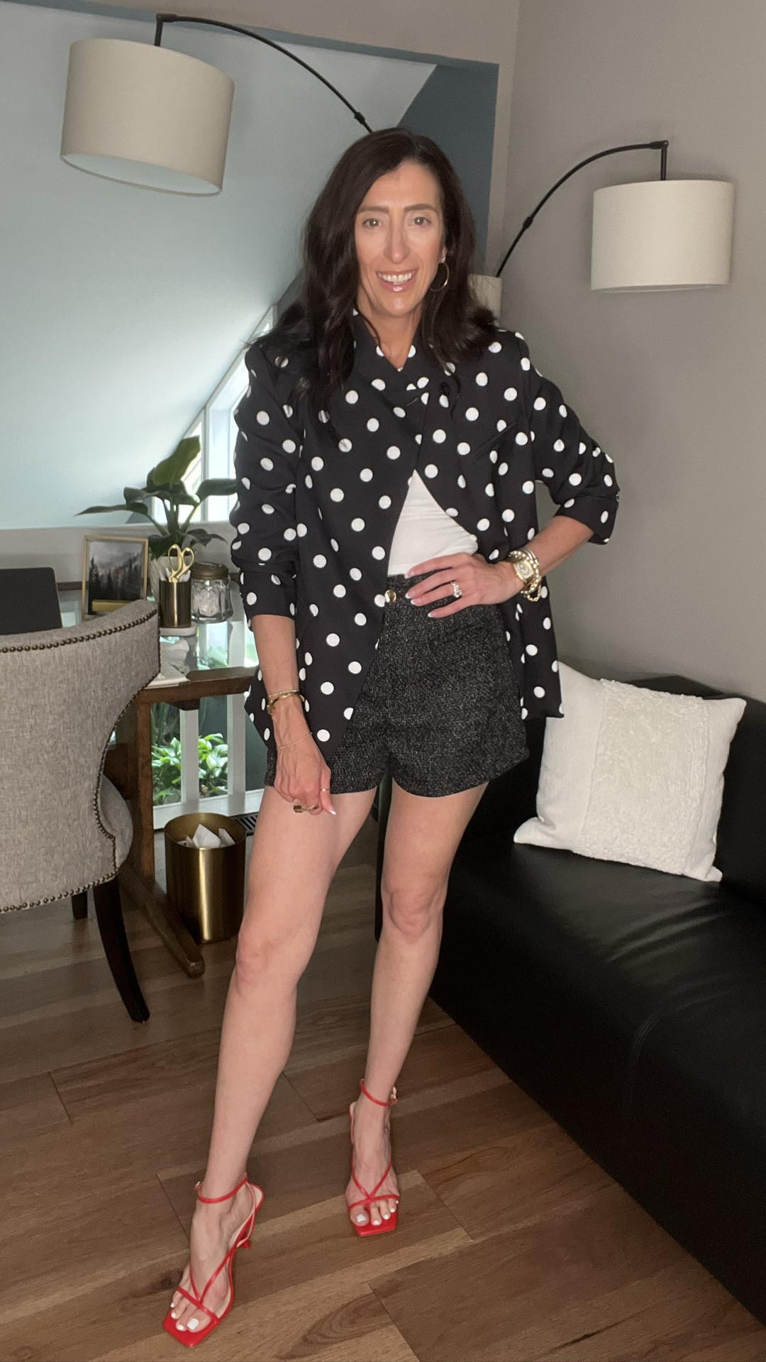 If you were looking for the most chic blazer fall, this polkadot blazer will blow you away! 

￼

#LTKootd #LTKOver40 #LTKWorkwear