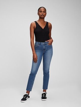 Mid Rise Vintage Slim Jeans with Washwell | Gap (CA)