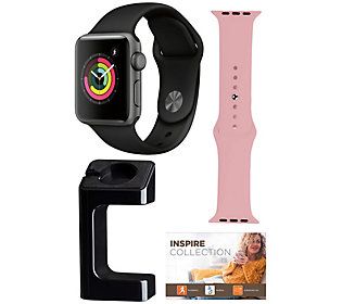 Apple Watch Series 3 38mm Smartwatch with Accessories | QVC