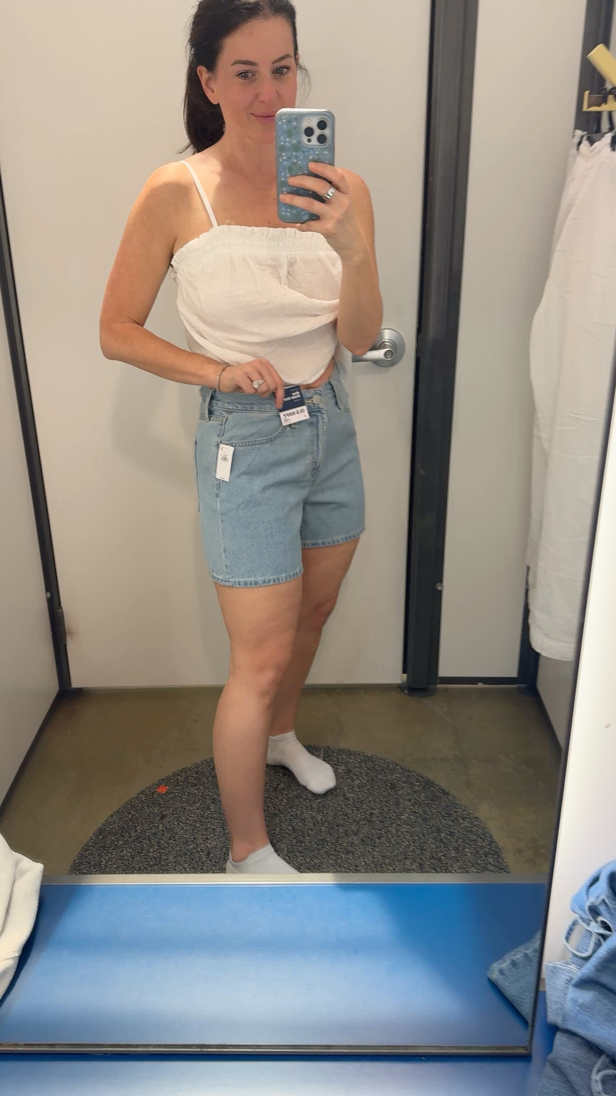 Loved these casual, comfortable pieces from Old Navy for SUMMER.

These shorts are so flattering, are so soft and are a great, loose fit. 

Loved the gauzy pants and top. The pants are see through - so maybe a good fit for the beach or pool. 

The embroidered denim is SO cute, but SIZE down! I could have gone to a size 2. I'm typically a 6. 

The apron tie tops are LITERALLY the cutest thing. I got my typical size small in the chambray. 

Loved the Fit & Flare Smocked-Bodice dress. Would have snagged it in a small.

The floral one is so cute, but needed it in a small - but would have been to short for my thick thighs.

For reference, I'm 5'5"
36C
Up Top: Typical 4/6 - Med/Small 
Bottom: Typically 6 /Medium

I have thick thighs and a booty. 
 

 

#LTKMothersDay #LTKOver40