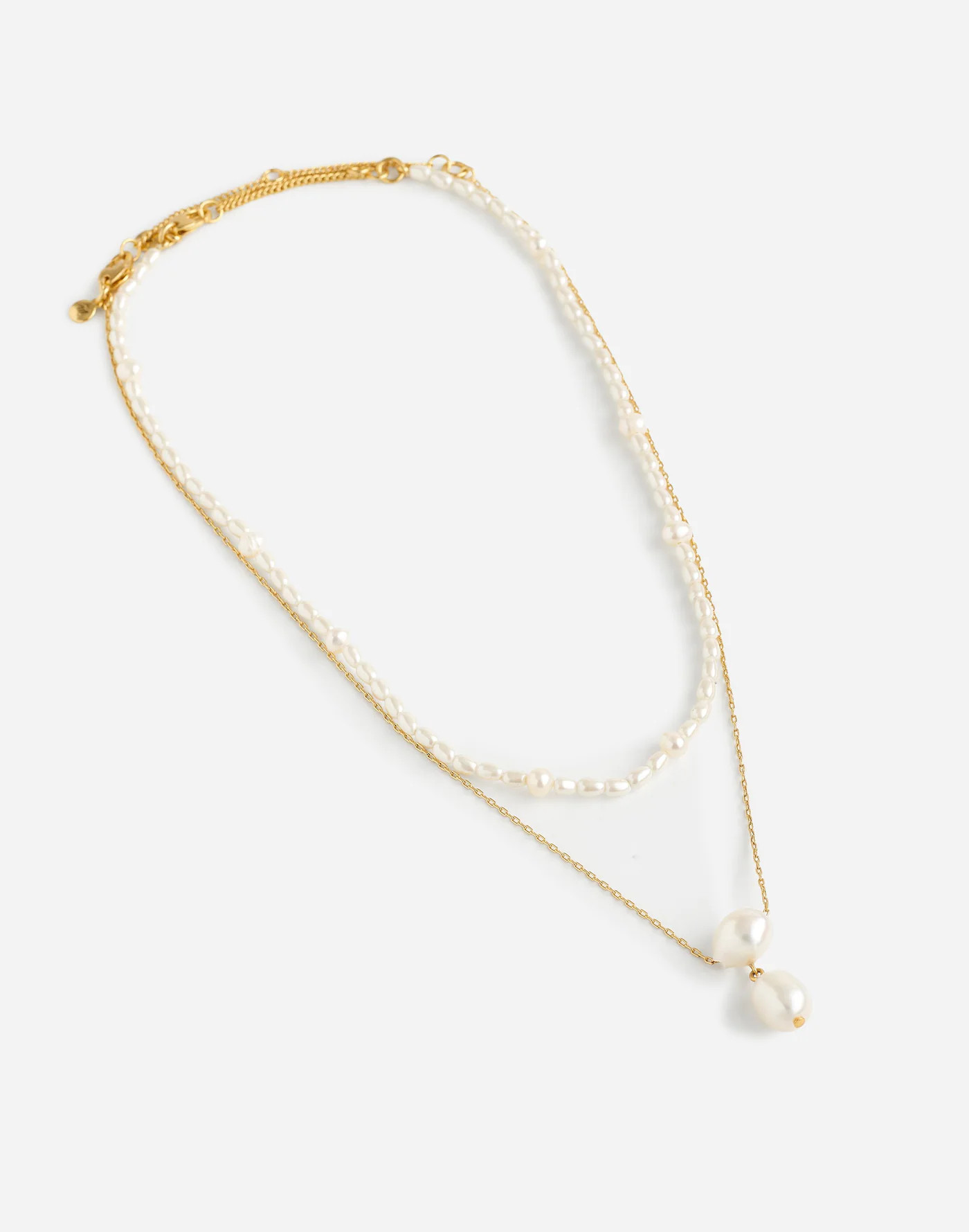 Two-Pack Pearl Crystal Necklace Set | Madewell | Madewell
