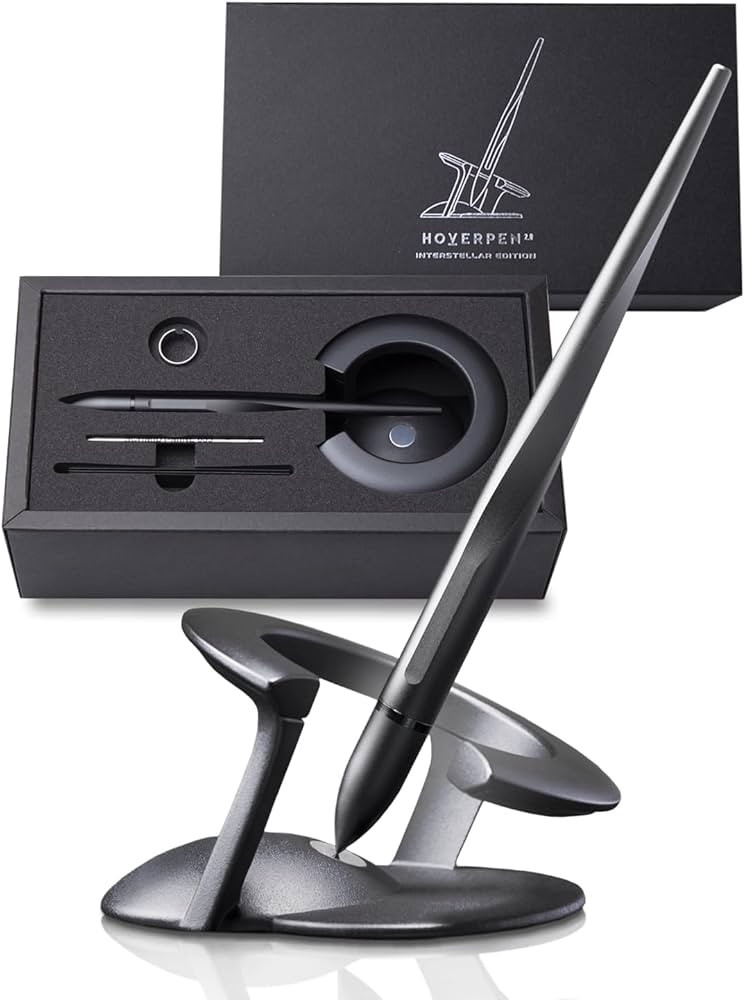 novium Hoverpen Interstellar - Space Black, Ballpoint Pen, Unique Conversational Starter, Premium... | Amazon (US)
