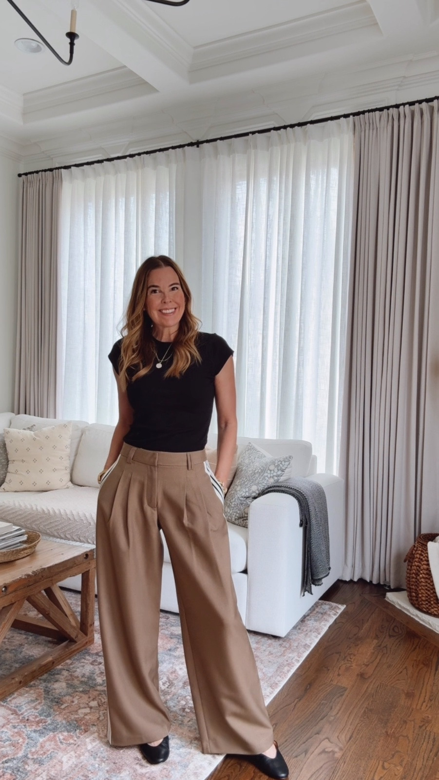 These pants are lightweight, comfortable and so cute. True to size. And my go-to Mary Jane’s are 28% off 🤎

#LTKSaleAlert
