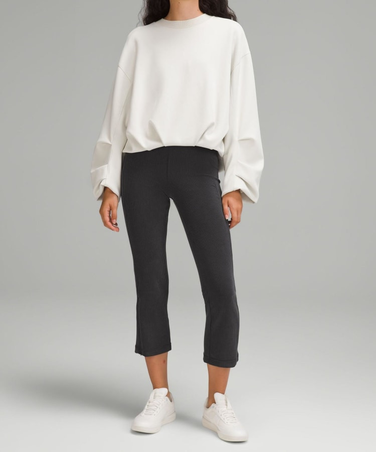 Ribbed Softstreme Zip-Leg High-Rise Crop 25" - Resale | Lululemon (US)