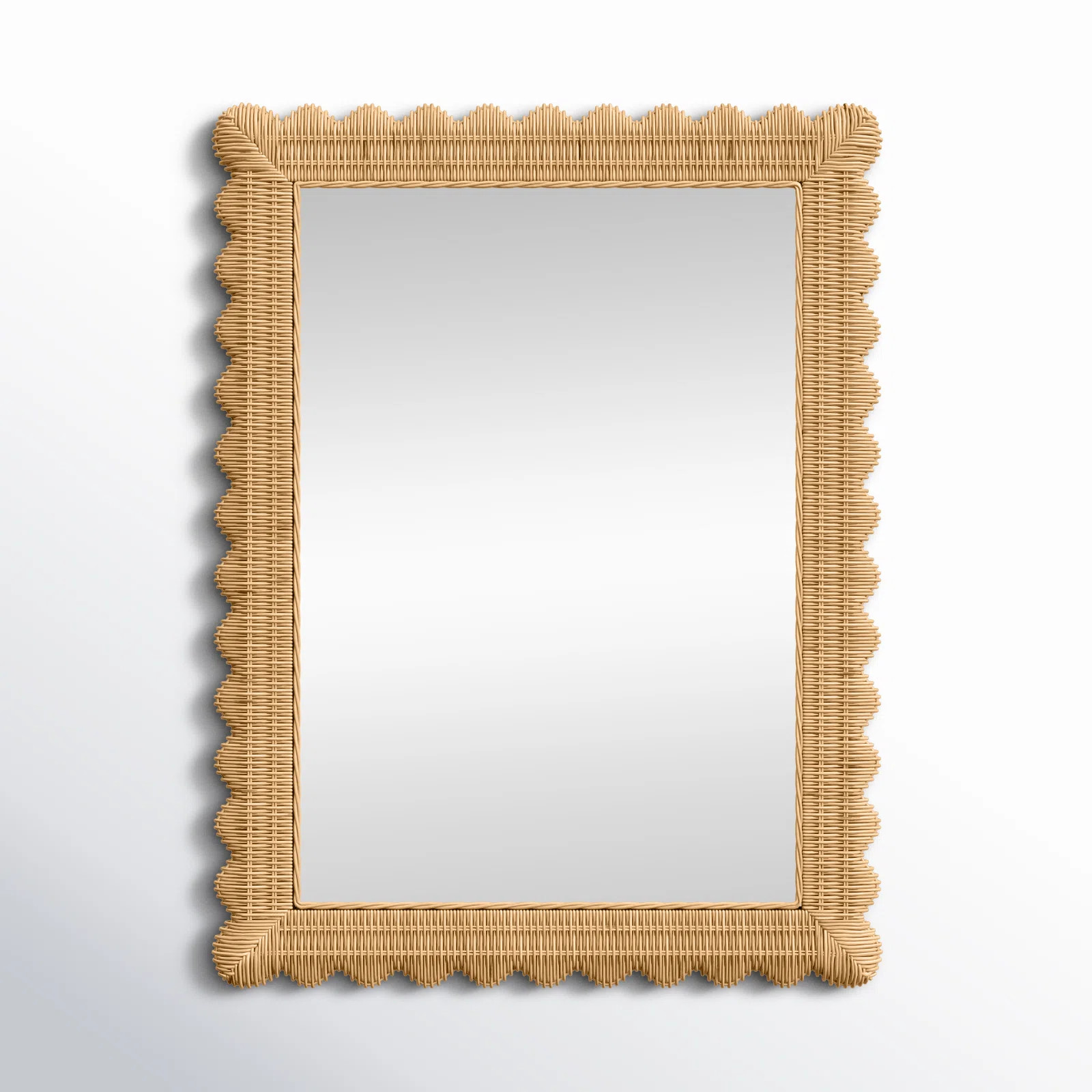 Birch Lane™ Guro Rattan Rectangle Wall Mirror | Wayfair | Wayfair North America
