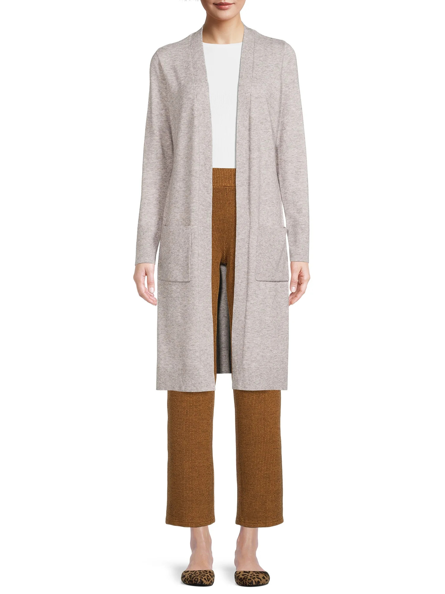 Time and Tru Women's Open Front Duster Cardigan | Walmart (US)