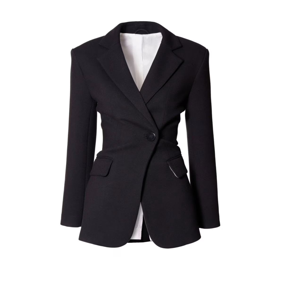 Isabella Designer Black Blazer | Wolf & Badger (US)
