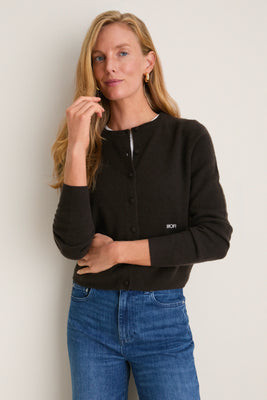 Espresso Cashmere Riley Cardigan | Tuckernuck (US)