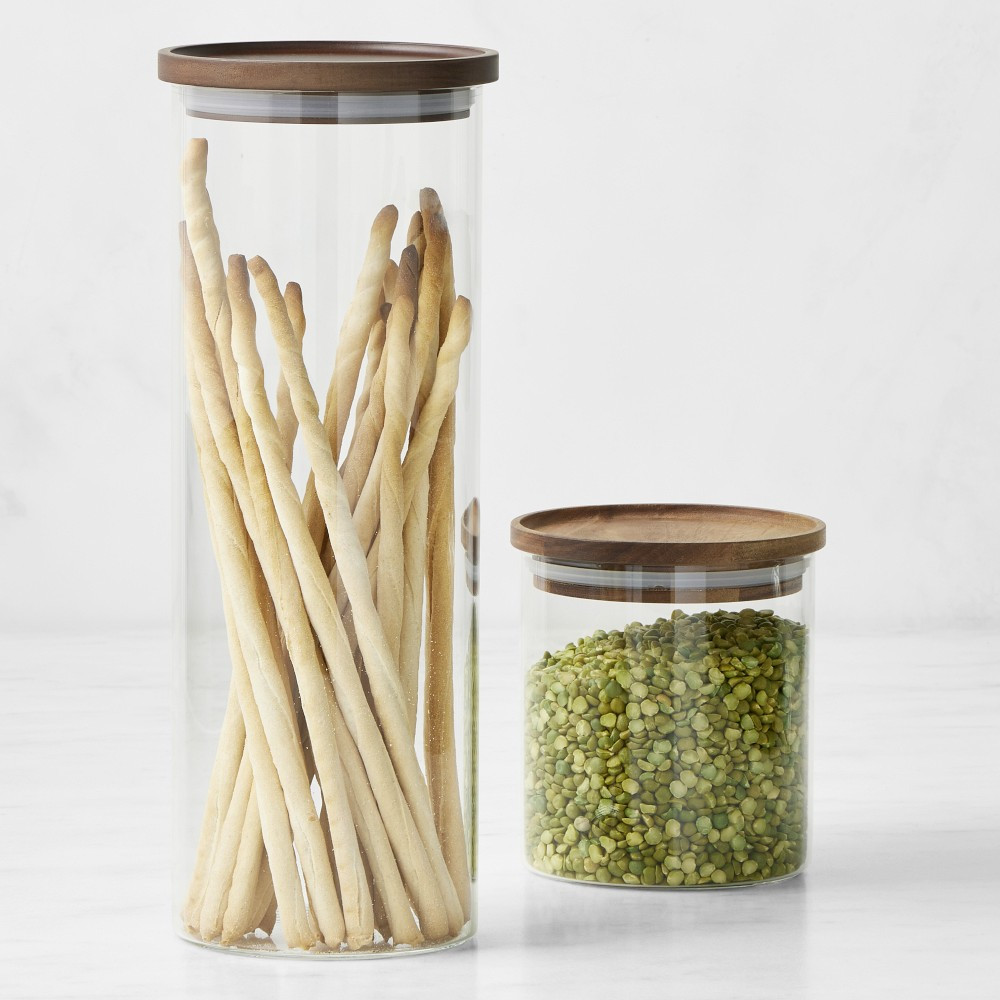 Hold Everything Stackable Glass Canister | Williams-Sonoma