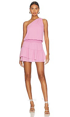 One Shoulder Ruffle Mini Dress
                    
                    krisa | Revolve Clothing (Global)