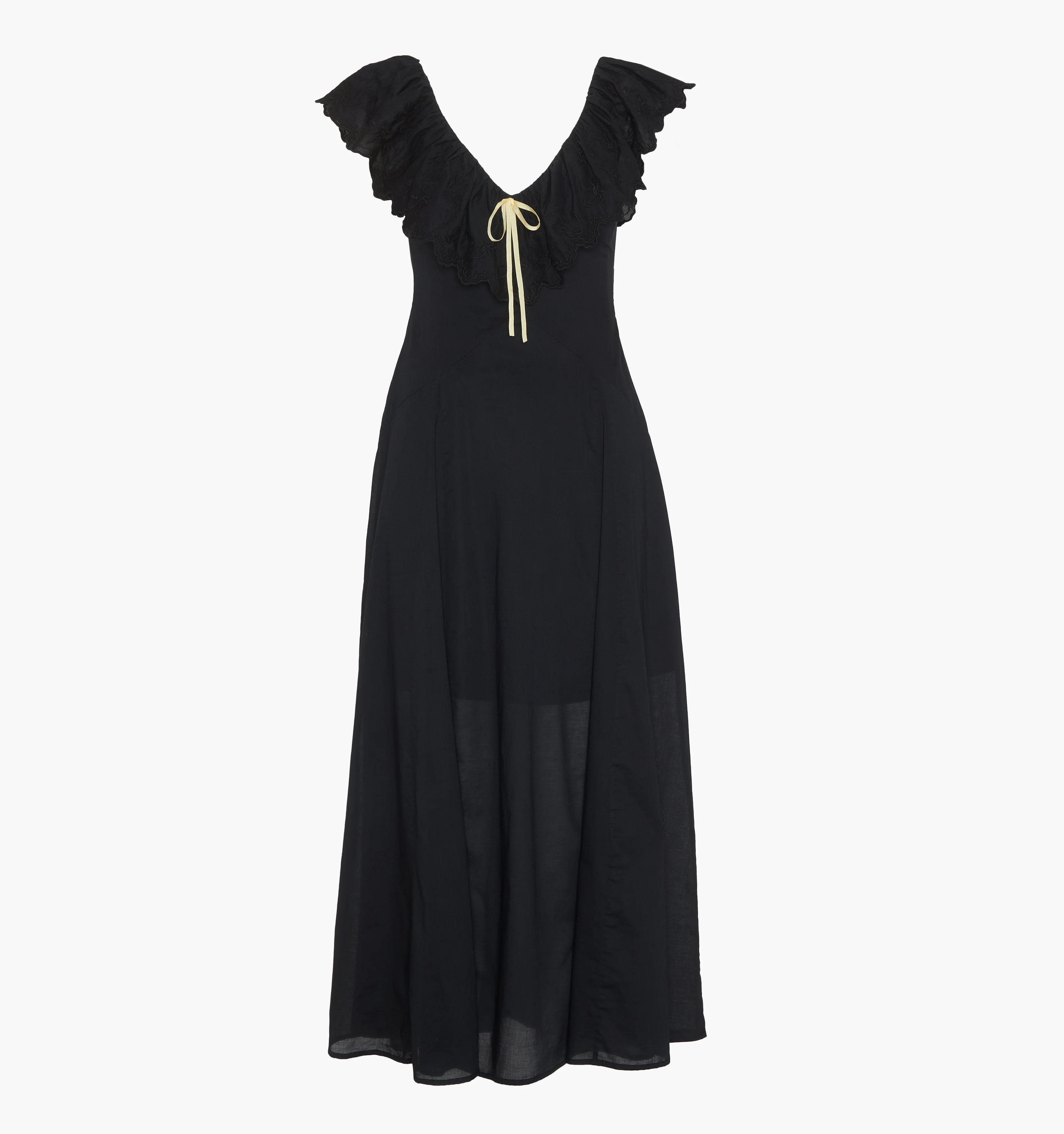 The Milani Dress | Black / M | 100% Cotton | Hill House Home | Hill House Home US