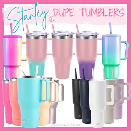 Stanley Dupes on Amazon - 40oz tumbler with handle and straw 

#LTKhome #LTKGiftGuide #LTKFind