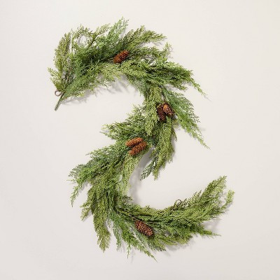 Faux Cedar Drapery Christmas Garland - Hearth & Hand™ with Magnolia | Target