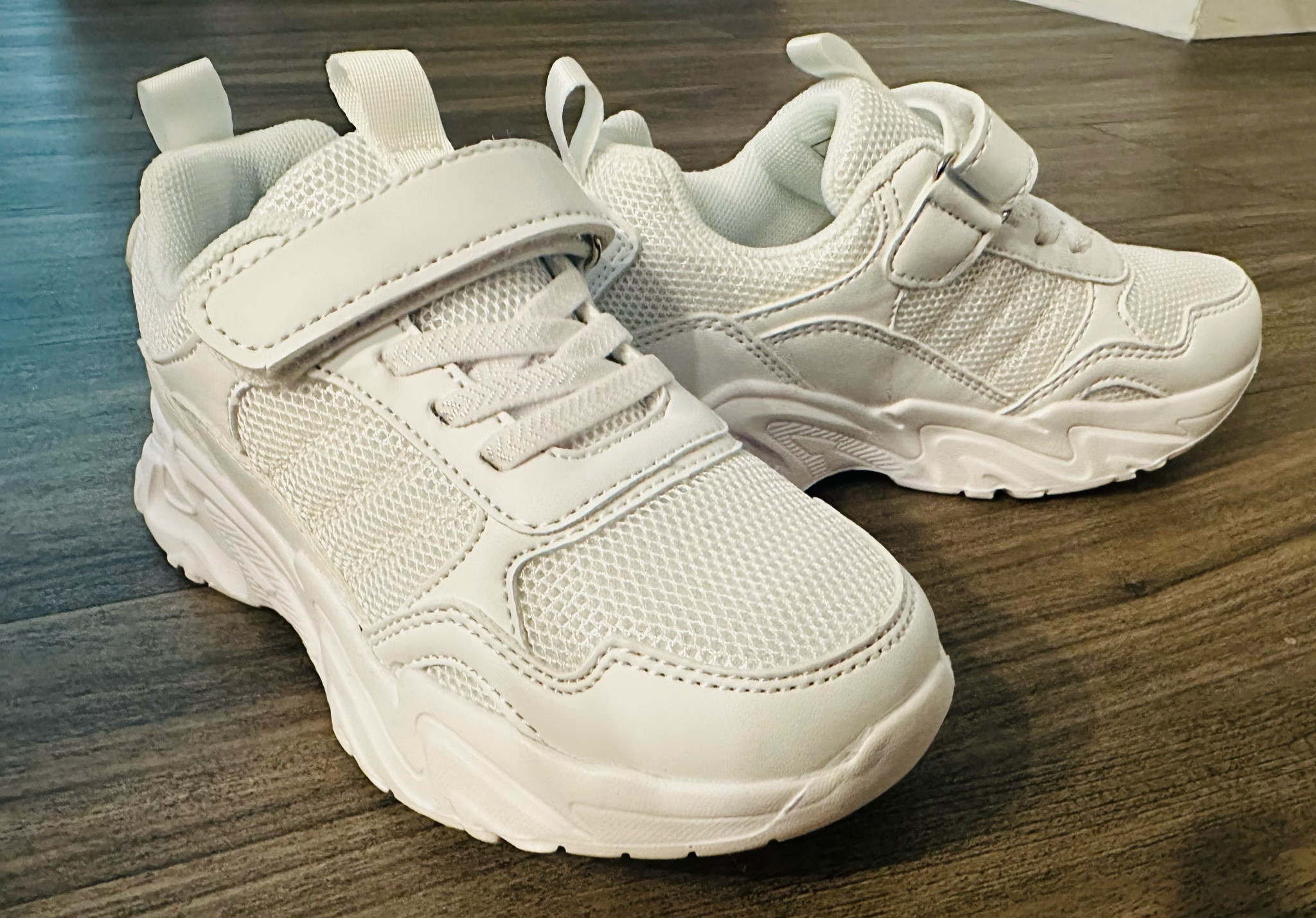 These sneakers are so cute and lightweight. Perfect for my daughter for school. They run a little small so size up. She wears a 10 and I got an 11 based off the reviews  

#LTKShoeCrush #LTKKids