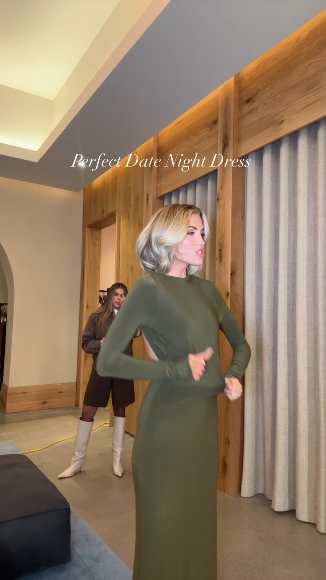 Wearing an XS in this dress and I’m OBSESSED with this material ✨

#LTKgrwm #LTKBeauty #LTKootd