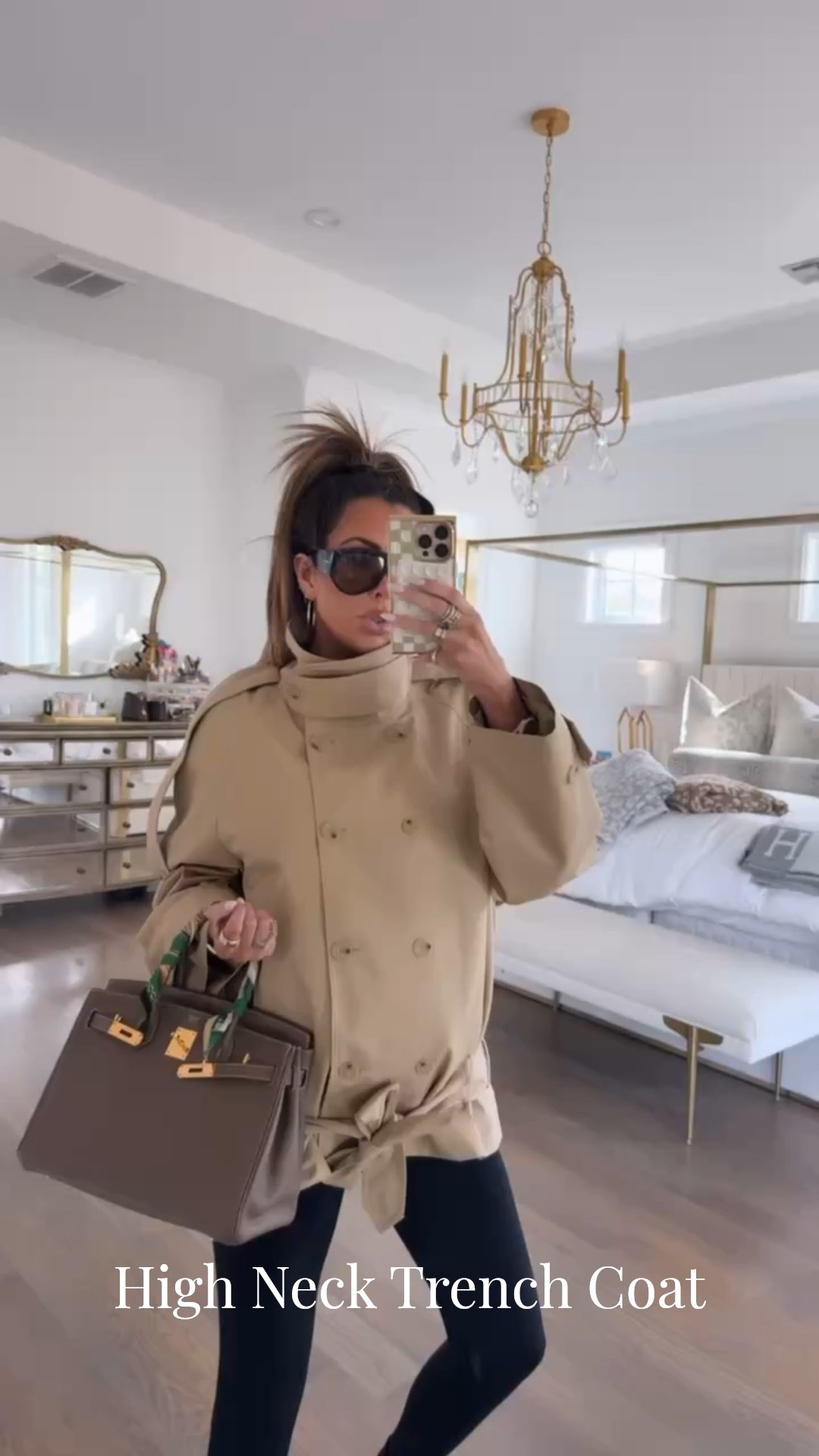 Wearing a size medium in this high neck trench coat (size down, it runs big) and size medium in leggings! 

Date Night Outfits, Spring, Maternity, Maternity Outfits, Trench Coat, Zara finds, Zara fashion, Sandals, Emily Ann Gemma

#LTKSeasonal #LTKmomlife #LTKootd