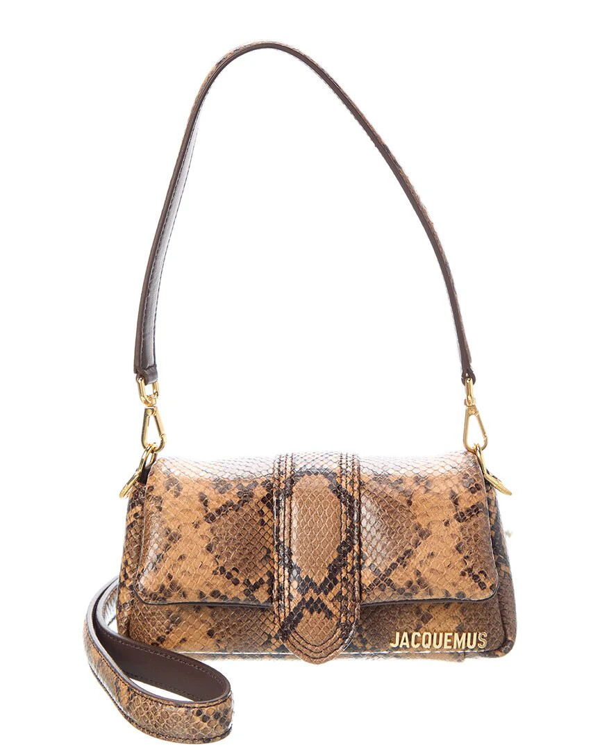 Jacquemus Le Petit Bambimou Python-Embossed Leather Shoulder Bag | Shop Simon