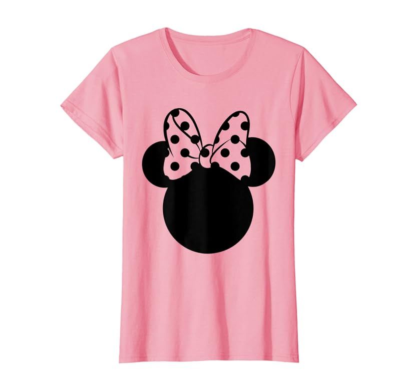 Disney Minnie Mouse Polka Dot Bow T-Shirt | Amazon (US)