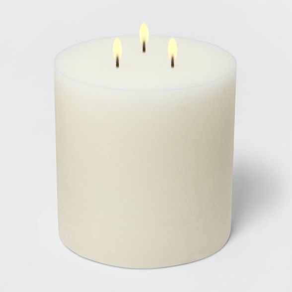 Pillar Candle Soft Cotton White - Threshold™ | Target
