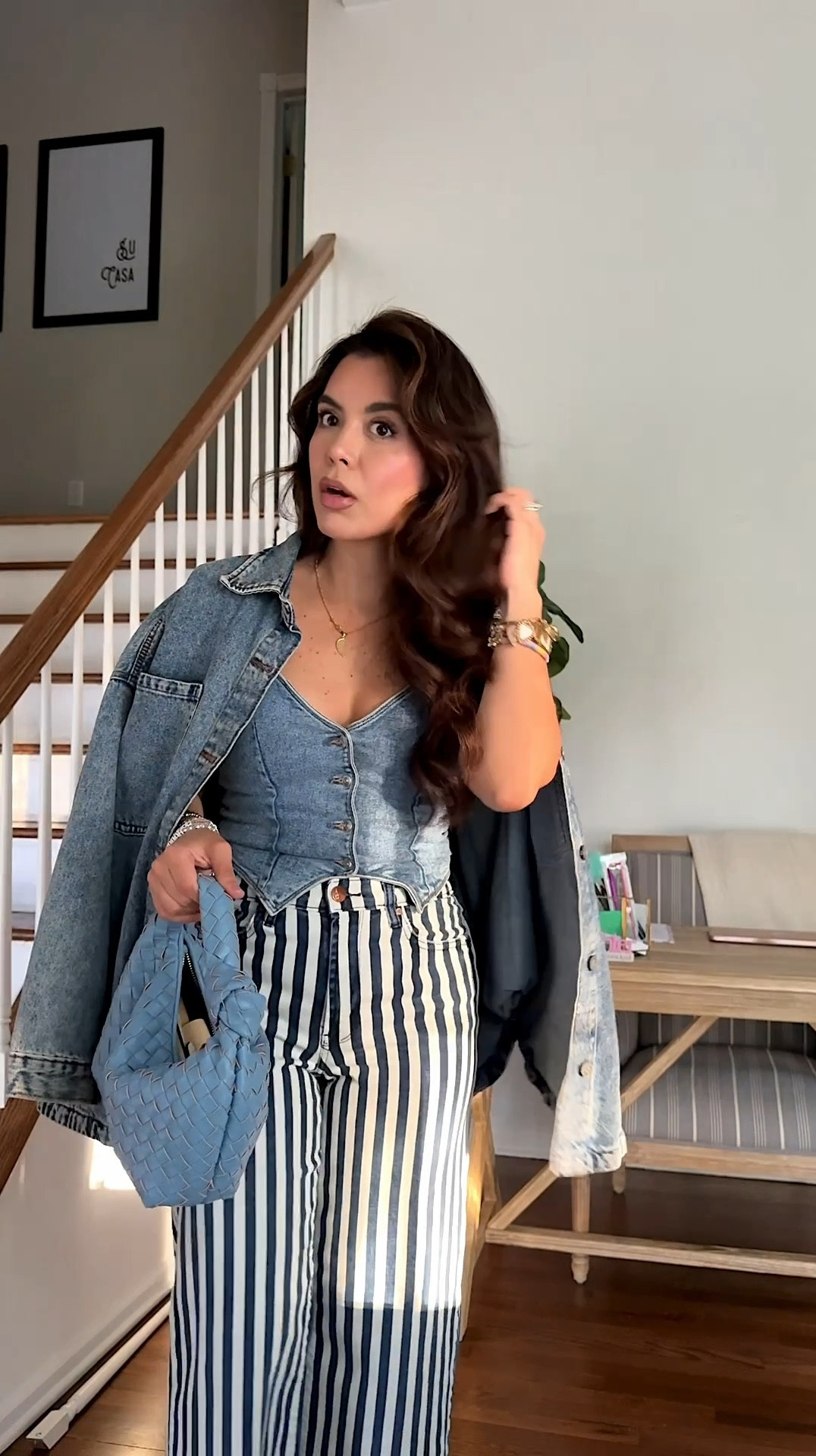 Denim on denim for a little girlie dinner date👖

#LTKStyleTip #LTKOver40 #LTKPetite