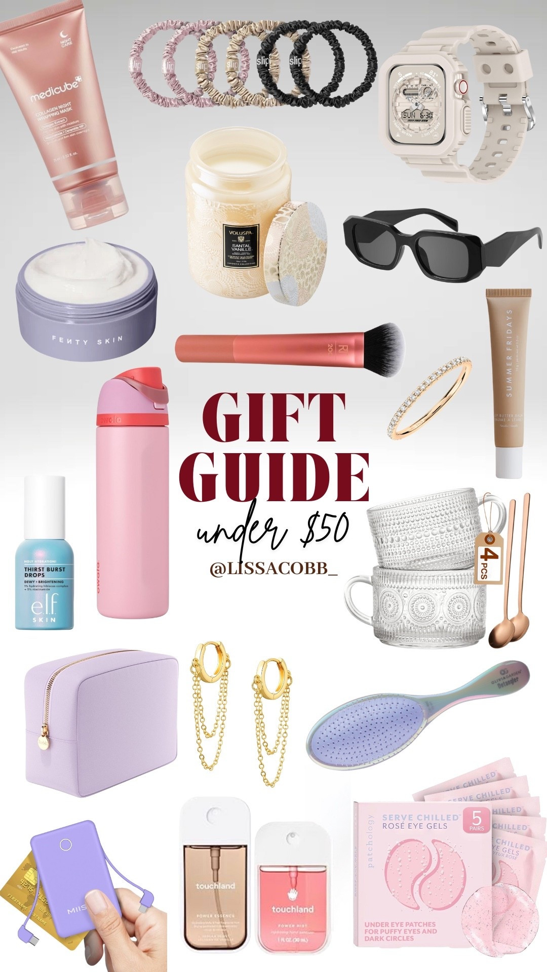 Under $50 gifts! 

Gifts for her
Gift ideas
Christmas gifts
Holiday gift guide 

#LTKHoliday #LTKCyberWeek #LTKGiftGuide