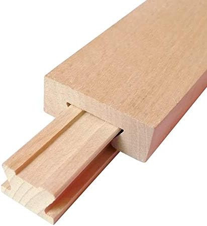 Btibpse Wooden Drawer Slides 17-3/4 Inches Classic Wood Center Guide Track with Slide Glides 45cm... | Amazon (US)