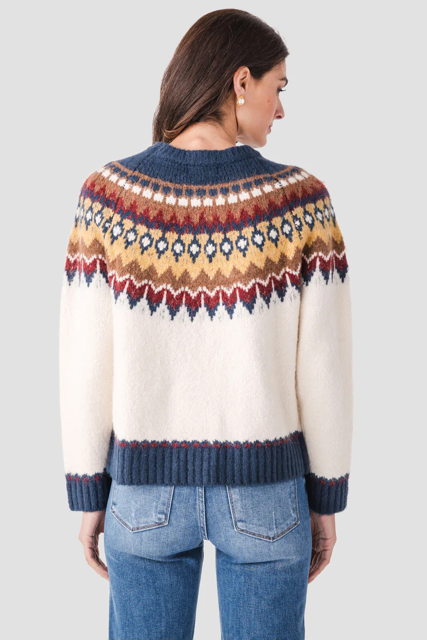 Raisonnel Crewneck Fairisle Sweater | Social Threads