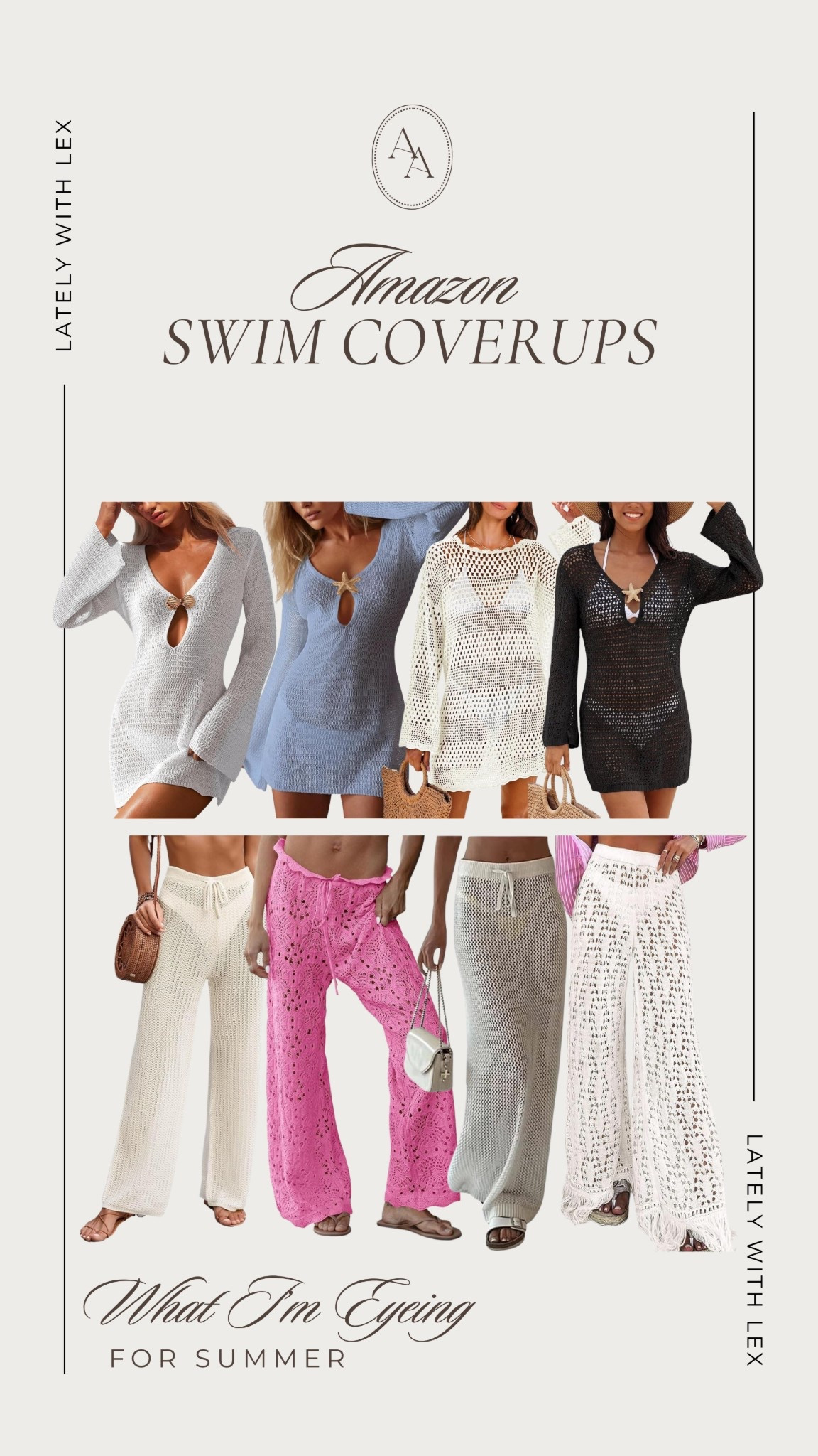 What I’m eyeing to buy currently on Amazon! Lots of cute swimwear coverups I’ve been seeing for summer & all so cute!!! Here’s what’s in my cart-  trying to narrow down my top favorites to order🤪  

Swimwear // resort wear // summer vacation // vacation outfits // swim coverups // women’s fashion

#LTKSeasonal #LTKSwim #LTKTravel